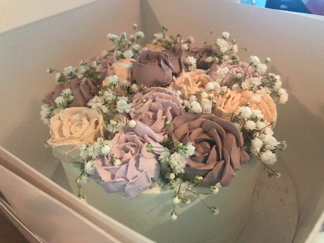 Rustic ButterCream Roses (Full)