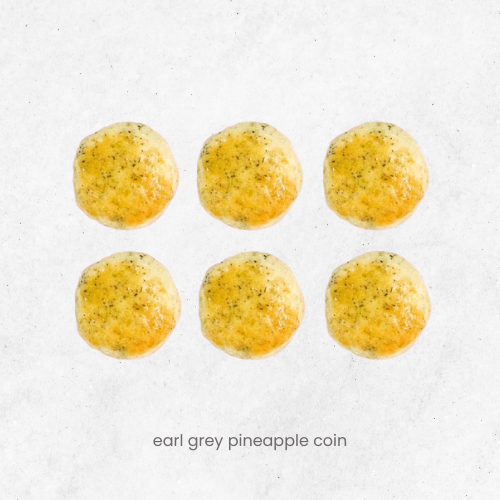 Earl Grey Pineapple Coins