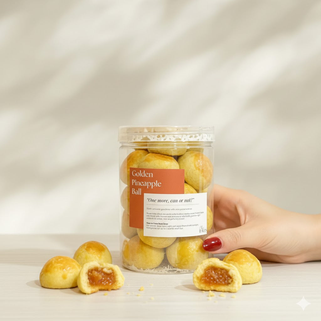 Golden Pineapple Balls